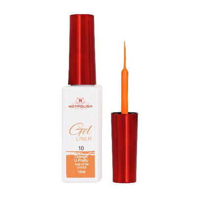 Notpolish Gel Liner Solid - 10 Orange U Pretty