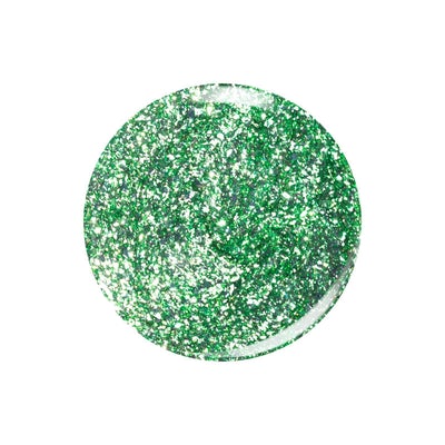 Swatch of GFX208 Emerald Star when it shimmers. 