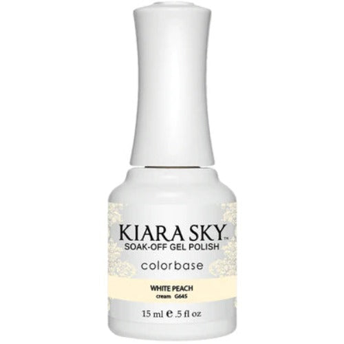 645 White Peach Gel Polish by Kiara Sky