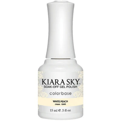 645 White Peach Gel Polish by Kiara Sky