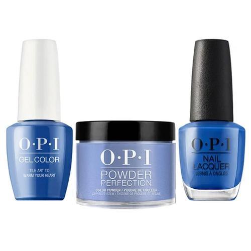 OPI Trio: L25 Tile Art to Warm Your Heart