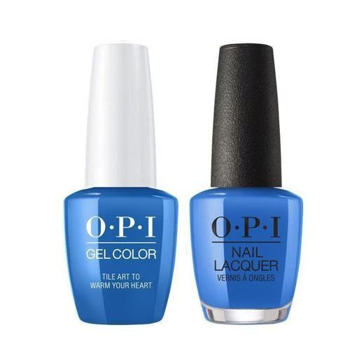 OPI Gel & Polish Duo:  L25 Tile Art to Warm Your Heart