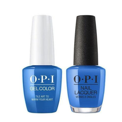 L25 Tile Art to Warm Your Heart Gel & Polish Duo by OPI