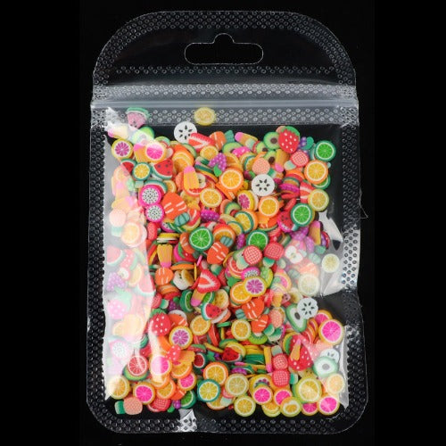 Nail Art Fruit Slices Assorted Design Bag
