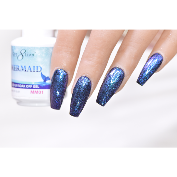 Cre8tion Mermaid Soak Off Gel - 01