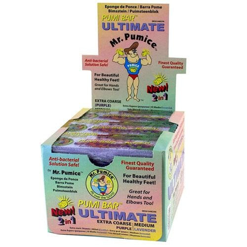 Mr. Pumice #400 Ultimate 2-in-1 Pumi Bar 12pk