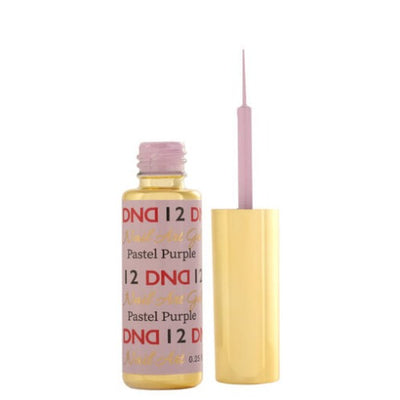 DND Nail Art Gel Liner - 12 Pastel Purple