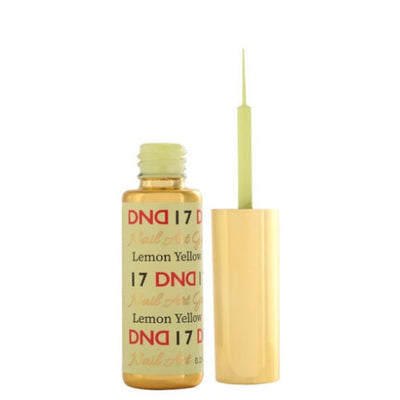 DND Nail Art Gel Liner - 17 Lemon Yellow