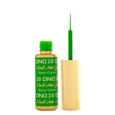 DND Nail Art Gel Liner - 20 Neon Green
