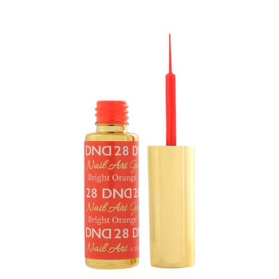 DND Nail Art Gel Liner - 28 Bright Orange