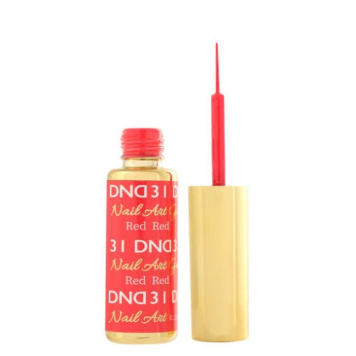 DND Nail Art Gel Liner - 31 Red