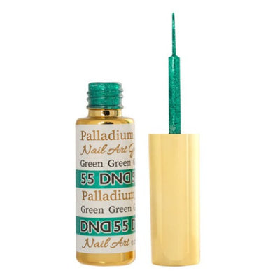 DND Nail Art Gel Liner Palladium - 55 Green