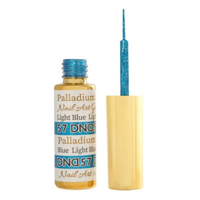 DND Nail Art Gel Liner Palladium - 57 Light Blue