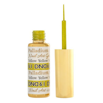 DND Nail Art Gel Liner Palladium - 61 Yellow