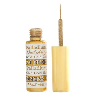 DND Nail Art Gel Liner Palladium - 63 Gold