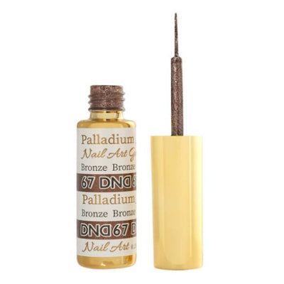 DND Nail Art Gel Liner Palladium - 67 Bronze