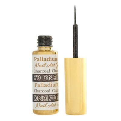 DND Nail Art Gel Liner Palladium - 70 Charcoal