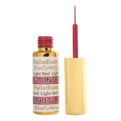 DND Nail Art Gel Liner Palladium - 72 Light Red