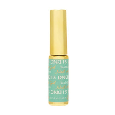 15 Teal Green Baby Blue Nail Art Gel Liner by DND