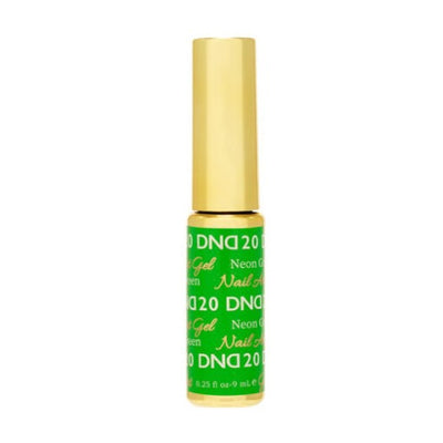 20 Neon Green Nail Art Gel Liner by DND