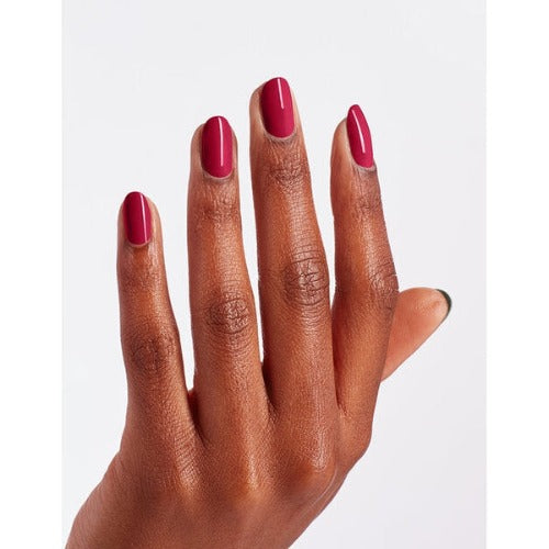 hands wearing F007 Red-Veal Your Truth Gel & Polish Duo by OPI