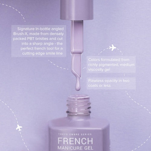Apres French Manicure Gel Ombre: AB-141 Electric Lolita