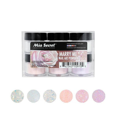 Marry Me Acrylic Powder Collection 6pc By Mia Secret