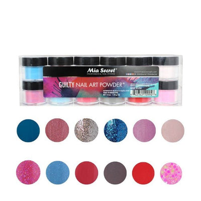 Guilty Acrylic Powder Collection 12pc By Mia Secret