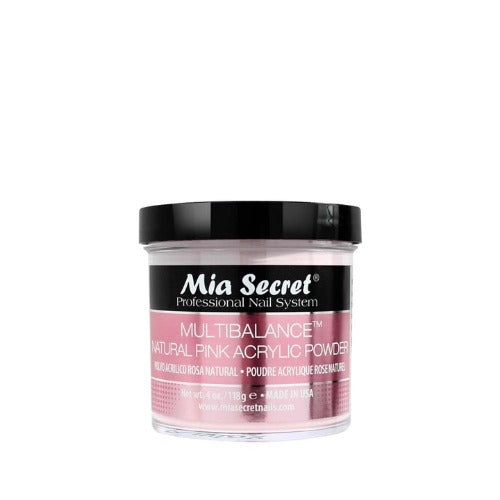 Natural Pink Acrylic Powder 4oz By Mia Secret