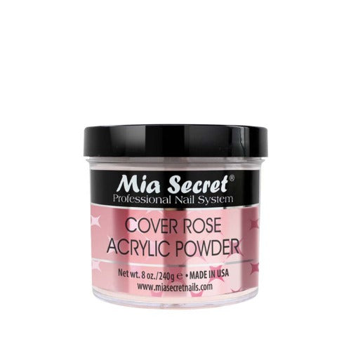 Rose Acrylic Cover Powder 8oz By Mia Secret