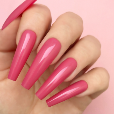 Hands wearing 5048 Pink Panther All-in-One Trio by Kiara Sky