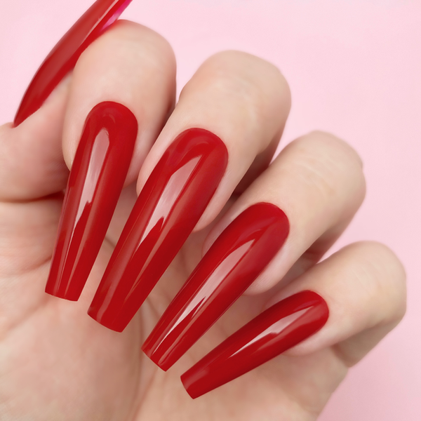 Swatch of 5033 Redckless Gel & Polish Duo All-in-One by Kiara Sky