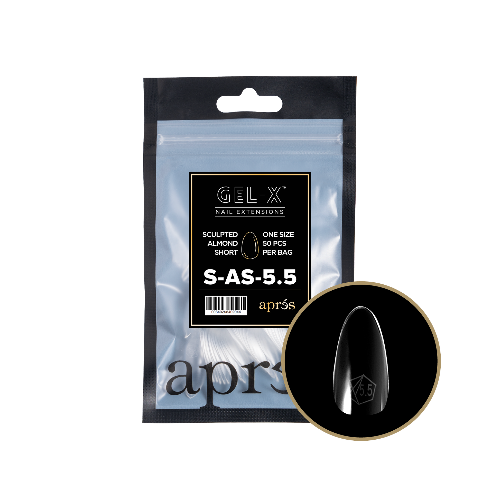 Short Almond 2.0 Refill Tips Size #5.5 By Apres