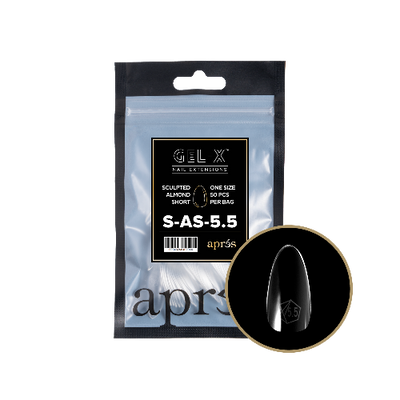 Short Almond 2.0 Refill Tips Size #5.5 By Apres