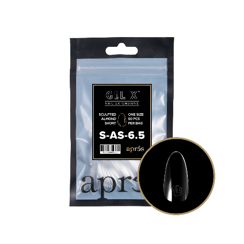 Short Almond 2.0 Refill Tips Size #6.5 By Apres