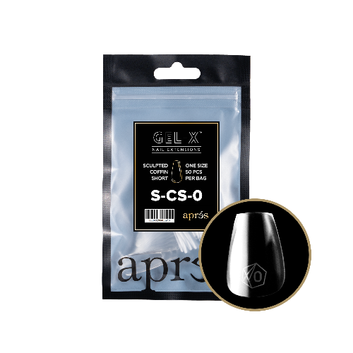 Sculpted Short Coffin 2.0 Refill Tips Size #0 By Apres