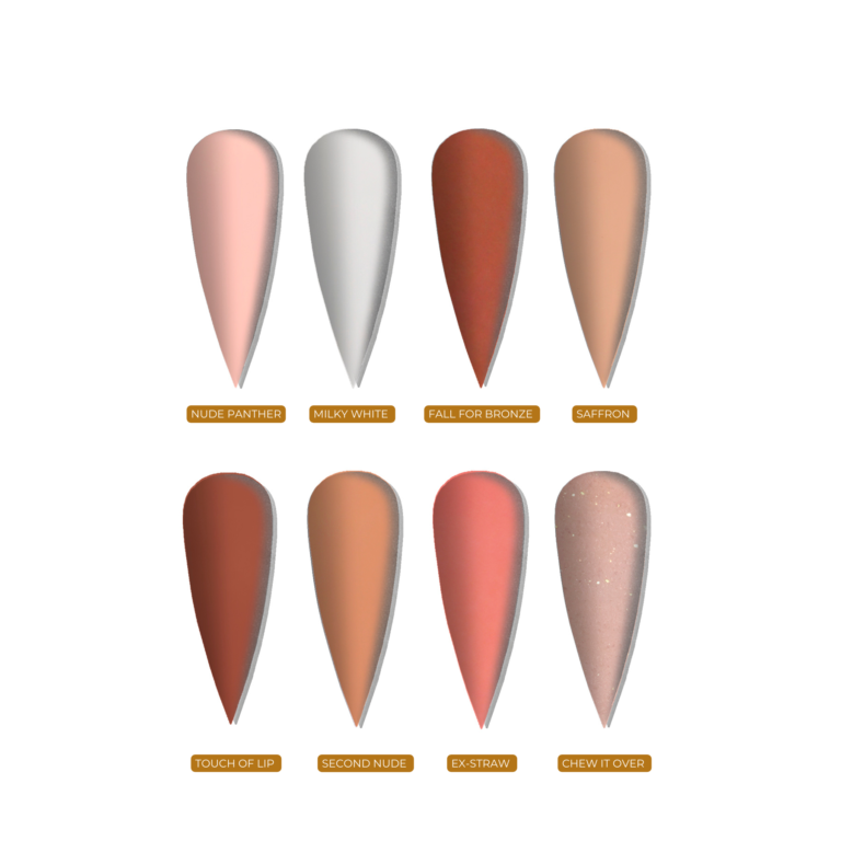 Notpolish Powder 'Send Nudes' Bundle: (OG102, OG101, OG141, OG153, OG139, CC1012, CC1008, M64)