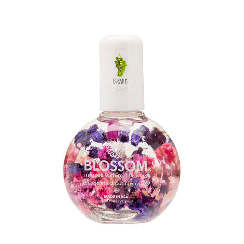 Blossom Scented Cuticle Oil (0.92 oz) infused with REAL flowers - Grape