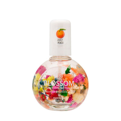 Blossom Scented Cuticle Oil (0.92 oz) infused with REAL flowers -  Juicy Peach