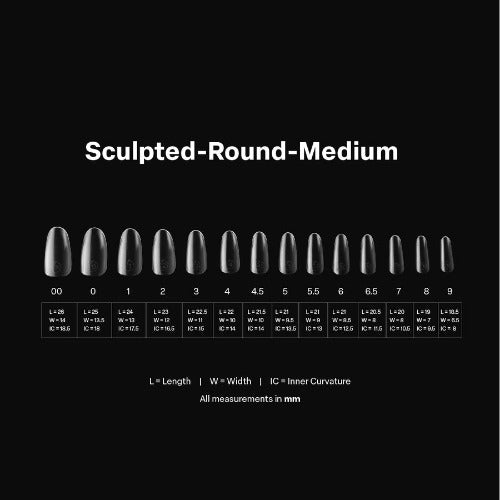 Apres Gel-X Tips 2.0 (600pc) - Sculpted Medium Round