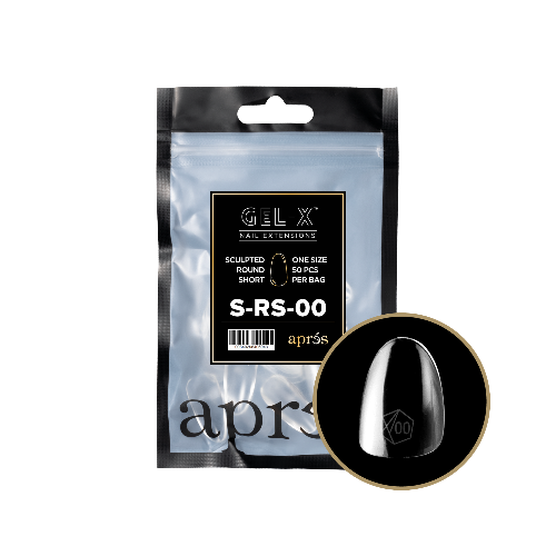 Sculpted Short Round 2.0 Refill Tips Size #00 By Apres