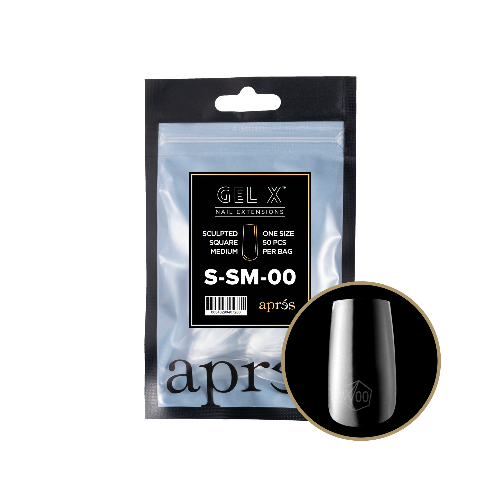 Sculpted Medium Square 2.0 Refill Tips Size #00 By Apres