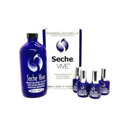 Seche VIVE Instant Gel Effect Top Coat 16oz