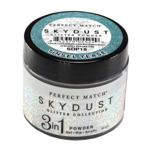 Perfect Match Sky Dust Glitter 3in1 Powder - SDP18 Tinsel Tease