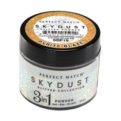 Perfect Match Sky Dust Glitter 3in1 Powder - SDP19 Pyrite Blaze