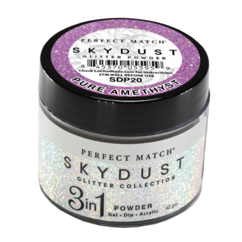 Perfect Match Sky Dust Glitter 3in1 Powder - SDP20 Pure Amethyst