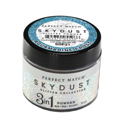 Perfect Match Sky Dust Glitter 3in1 Powder - SDP21 Aquamarine Frost