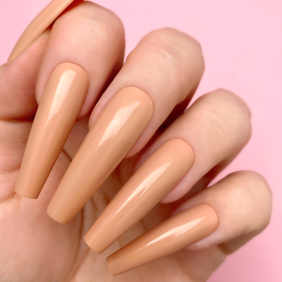 Swatch of N5005 The Perfect Nude All-in-One Polish by Kiara Sky