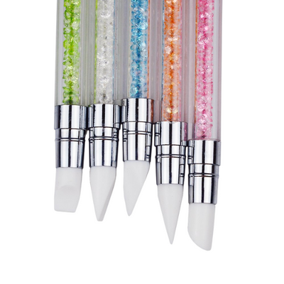 5pc Nail Art Silicone Carving Pens