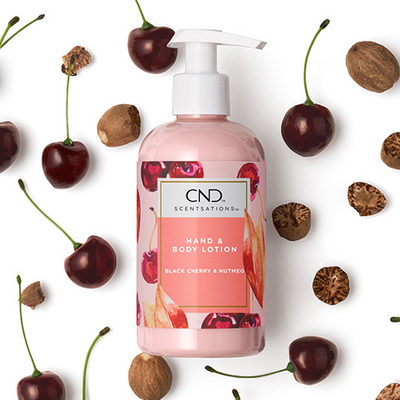 CND Lotion 8.3oz - Black Cherry & Nutmeg